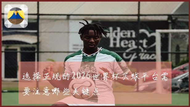 选择正规的2026世界杯买球平台需要注意哪些关键点